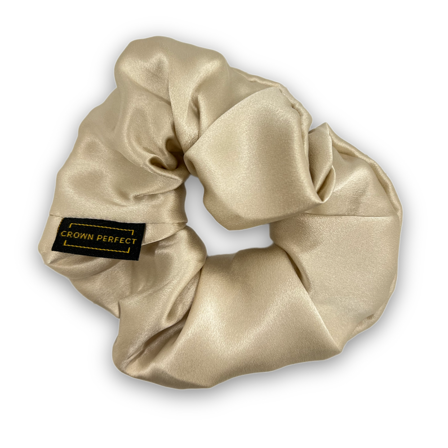 Champagne Silk Scrunchie