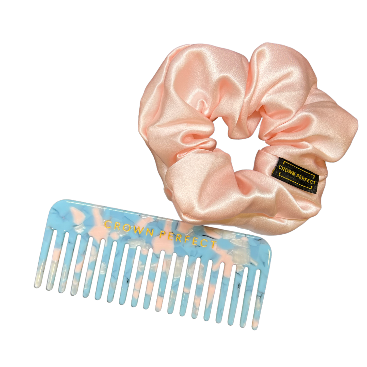 Blue-Blush Wide Tooth Comb