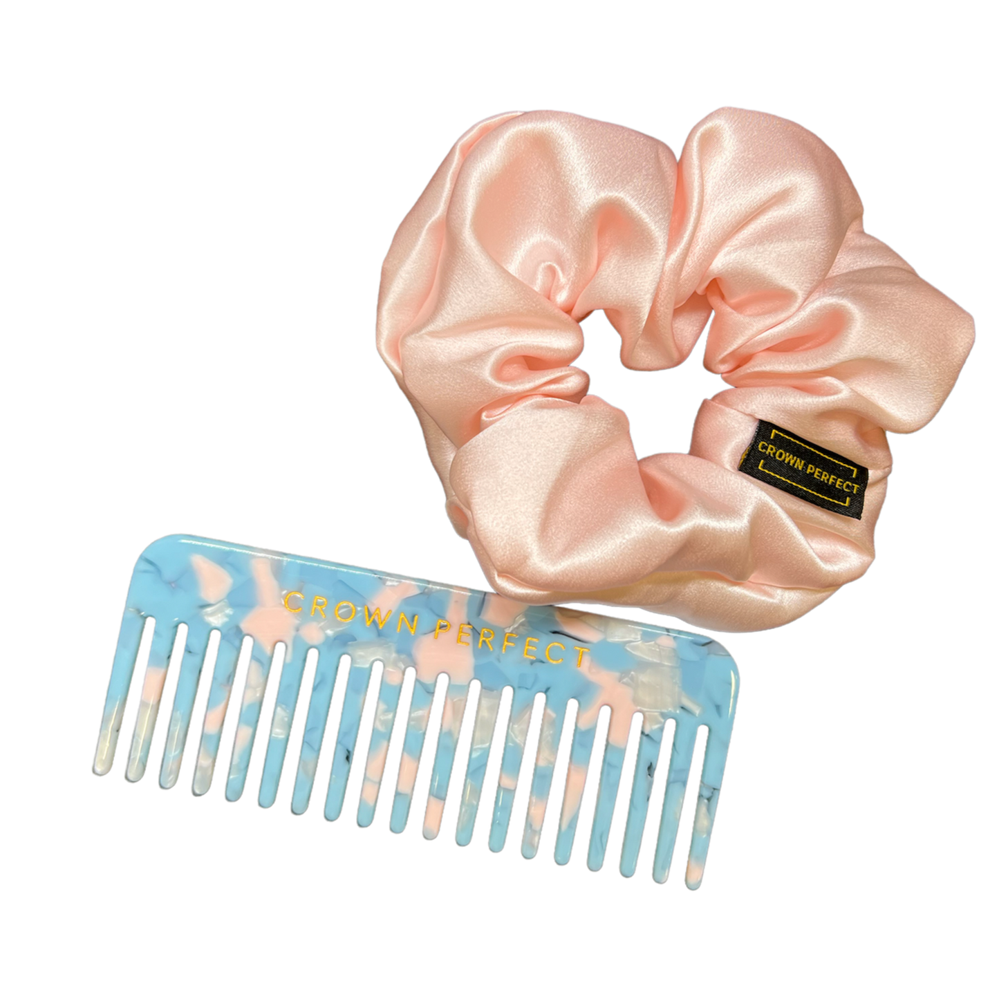 Blush Silk Scrunchie