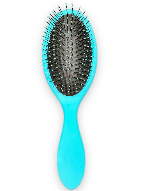 Salon Grade Nylon Hair Brush - Sapphire Breeze Blue